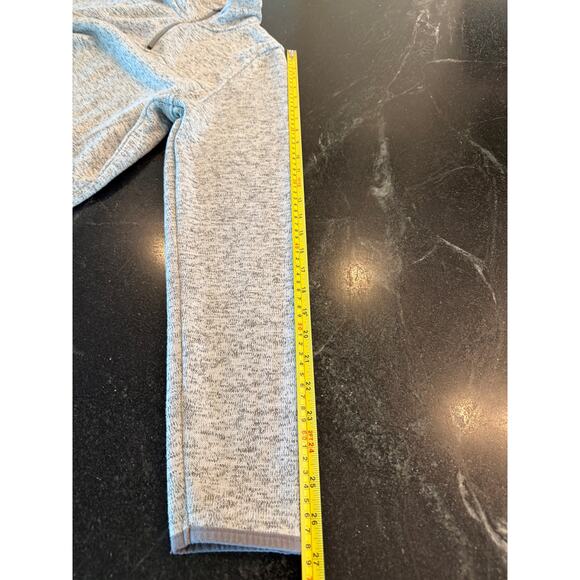 Thread + Supply  heathered gray 1/4 zip mockneck pullover kangaroo pocket XL - Picture 7 of 11